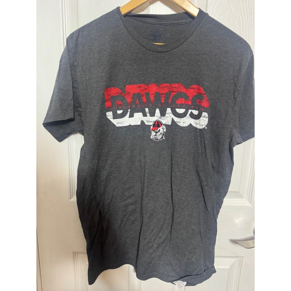 Threads Mens University of Georgia UGA Dawgs Graphic T-Shirt Charcoal Grey XL